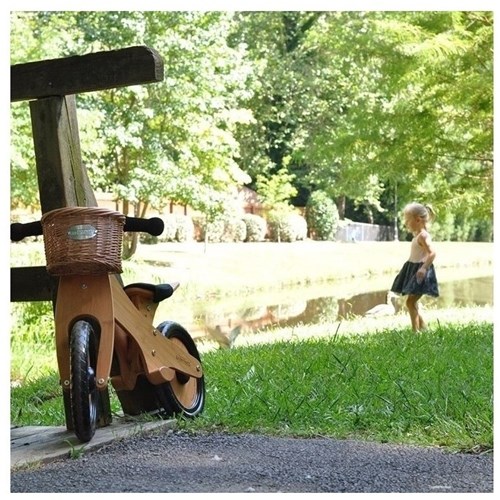 Kinderfeets houten loopfiets vanaf 2 jaar - Bamboe Bruin-2