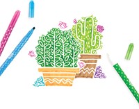 Ooly stiften Make No Mistake - uitwisbare markers set 12 kleuren-2