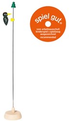 Goki Klop Specht speelgoed kleurrijk houten tikspel 45cm