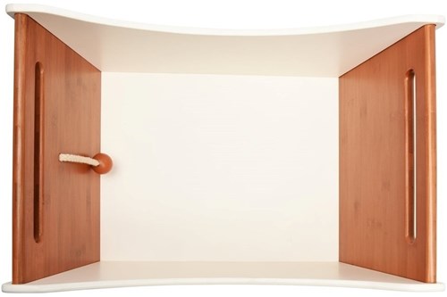 Kinderfeets 2-in-1 houten Toy Box wit-2