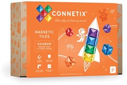 Connetix Regenboog Vierkant 42 stuks