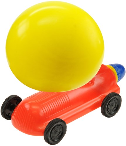Kids at Work Rennwagen Spielzeug Ballon angetriebene Auto
