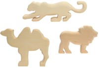Kids at Work Holzschnitzset Tiere 15x21x3 kreatives Spielzeug