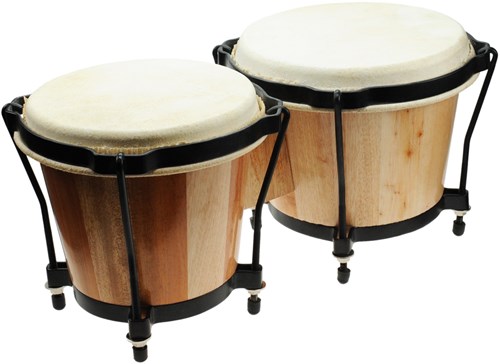 Kids at Work Holz-Bongos Musikinstrument für Kinder