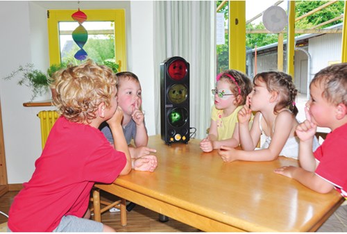 Eduplay Lärm-Ampel Geräuschsignal-Lampe für Klassenzimmer und Gruppen-2