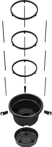 Eduplay educatief speelgoed Tomato Pot - kleurrijke kartonnen pot-3