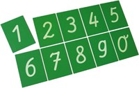 Eduplay cijfers leren - Schuurpapier cijfers 0-9 educatief speelgoed