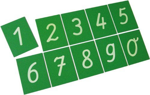 Eduplay cijfers leren - Schuurpapier cijfers 0-9 educatief speelgoed