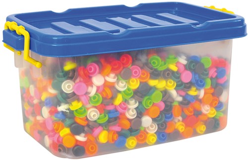 Eduplay knoppen mozaïek speelgoed set van 1010 stuks multi kleur-3