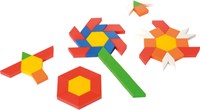 Eduplay bouwspeelgoed gekleurde vormen 360 stuks karton educatief-2