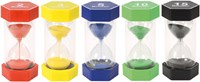 Eduplay zandloper set - educatief speelgoed - 2, 3, 5, 10, 15 minuten