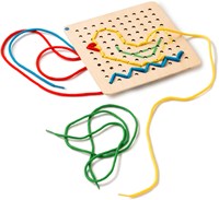 Eduplay Lernspielzeug Look and lace Motorikspiel bunt für Kinder
