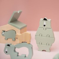 Trixie Holz Tierpuzzle - Lernspielzeug Mr. Polar Bear-3