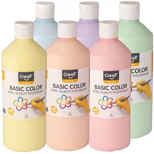 Creall Plakatfarbe Pastellorange 500ml - Schulmalfarbe für Kinder-2