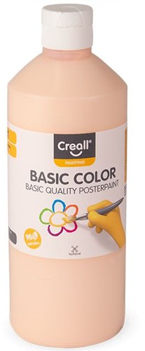 Creall plakkaatverf pastel oranje 500ml - schoolverf voor kinderen
