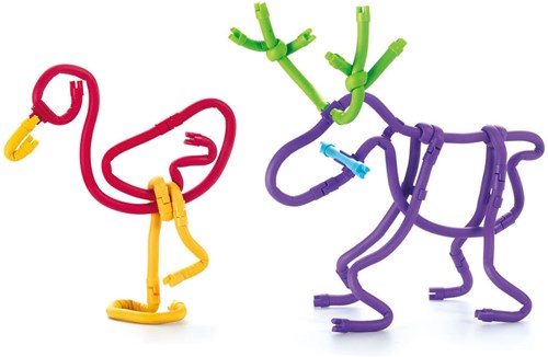 Flexibele Bouwstaafjes 3D Art Spaghetteez - 70 stuks knutselset speelgoed-2
