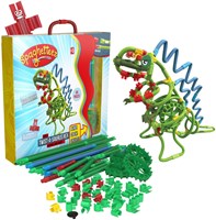 Clics Baukasten Spaghetteez Twist-A-Saurus Rex flexible Dinosaurier 64-teilig