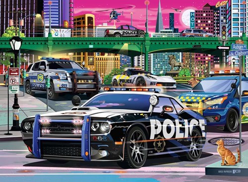 Ravensburger Puzzle Police on Patrol - Kinderpuzzle - 150 XXL Teile-2