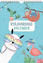 Deltas verjaardagskalender dieren - kleurrijke trendy animals kalender
