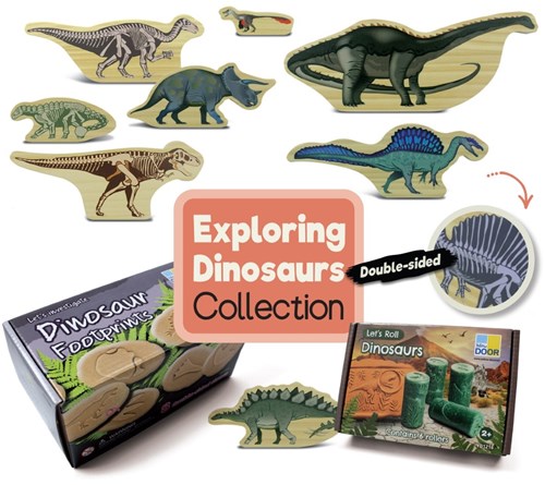 Yellow Door dinosaurus speelgoed educatief FSC collectie