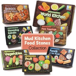 Yellow Door Lernspielzeug Mud Kitchen Food Stones Kollektion