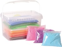 Eduplay decoratie zand - creatief speelgoed 12 kleuren 2,4kg-2