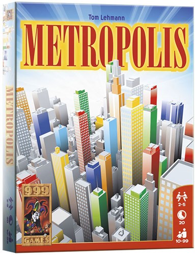 999 Games Metropolis kaartspel strategisch bouwspel 10+