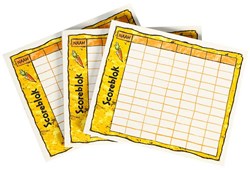 999 Games scoreblokken konijnenhokken - drie stuks scoreblok
