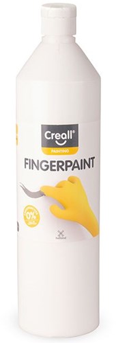 Creall Fingerfarbe weiß konservierungsmittelfrei 750ml Kinderfarbe