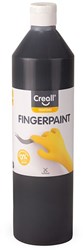 Creall Fingerfarbe schwarz konservierungsfrei 750ml Kinderfarbe