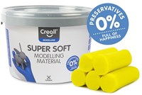 Creall Knetmasse gelb - superweiche Modelliermasse 1750g Eimer-2