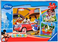 Ravensburger puzzel Mickey Mouse kinderpuzzel 3x49 stukjes Disney