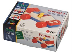 nic houten raceauto Formule 1 speelgoedauto multicolor 20 cm