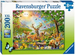 Ravensburger Puzzle Tiere XXL Schöne Hirschfamilie 200 Teile