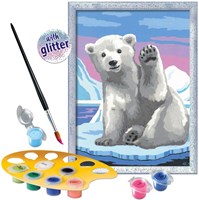 Ravensburger Malen nach Zahlen - CreArt Fantastischer Eisbär für Kinder-2