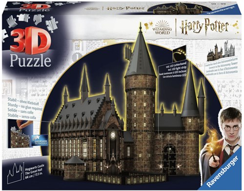 Ravensburger 3D-Puzzle Harry Potter Hogwarts Große Halle Night Edition