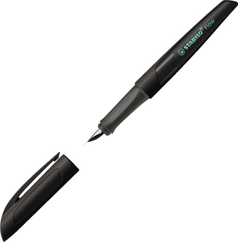Stabilo vulpen zwart ergonomisch navulbaar schrijfwonder
