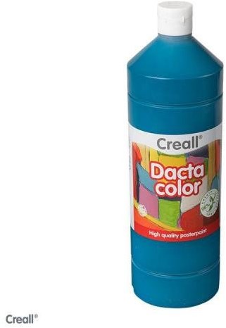 Creall Acrylfarbe Spielzeug 500 ml Türkis für Kinder und Erwachsene