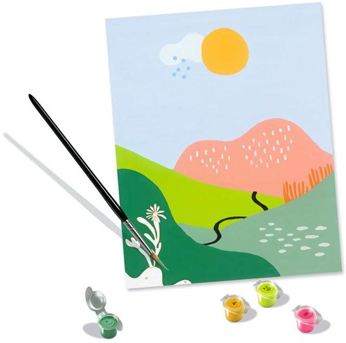 Ravensburger schilderen op nummer - CreArt In the Mountains voor volwassenen-3