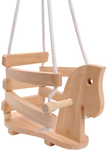 Playwood houten schommel paard - schommelzitje voor kinderen tuin