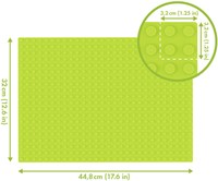 Hubelino bouwplaat groen 560 noppen - grote basisplaat knikkerbaan-3