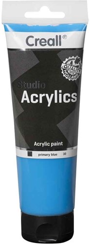 Creall acrylverf studio primary blue 250ml voor kunstschilders