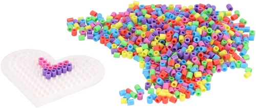 Hama Bügelperlen Tub 13000 Stück Pastellfarben Bastelset-3