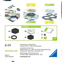 Ravensburger GraviTrax Adapter Set - Kogelbaan Uitbreiding Speelgoed-2