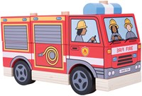 Bigjigs Stacking Feuerwehrauto-2
