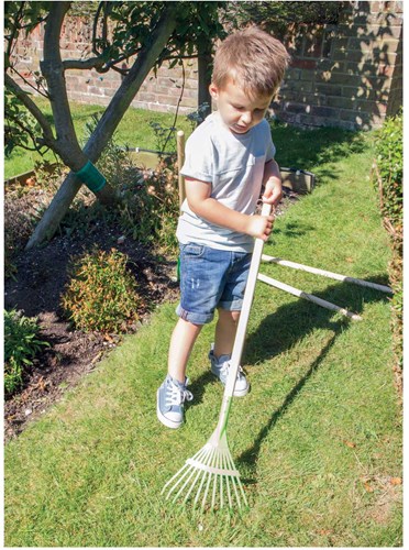 Bigjigs Metalen Hark Lange Steel - Kindertuinhark 86 cm-2