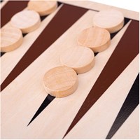 BigJigs houten backgammon spel - traditioneel bordspel voor kinderen-2