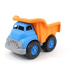 Green Toys kiepwagen speelgoed vrachtwagen blauw oranje duurzaam