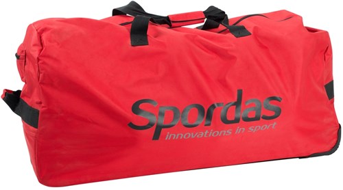 Spordas grote rode reistas met wielen - stevige sporttas op wielen