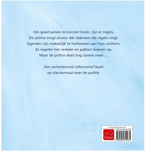 Clavis kinderboek politie - informatief prentenboek over de politie-2